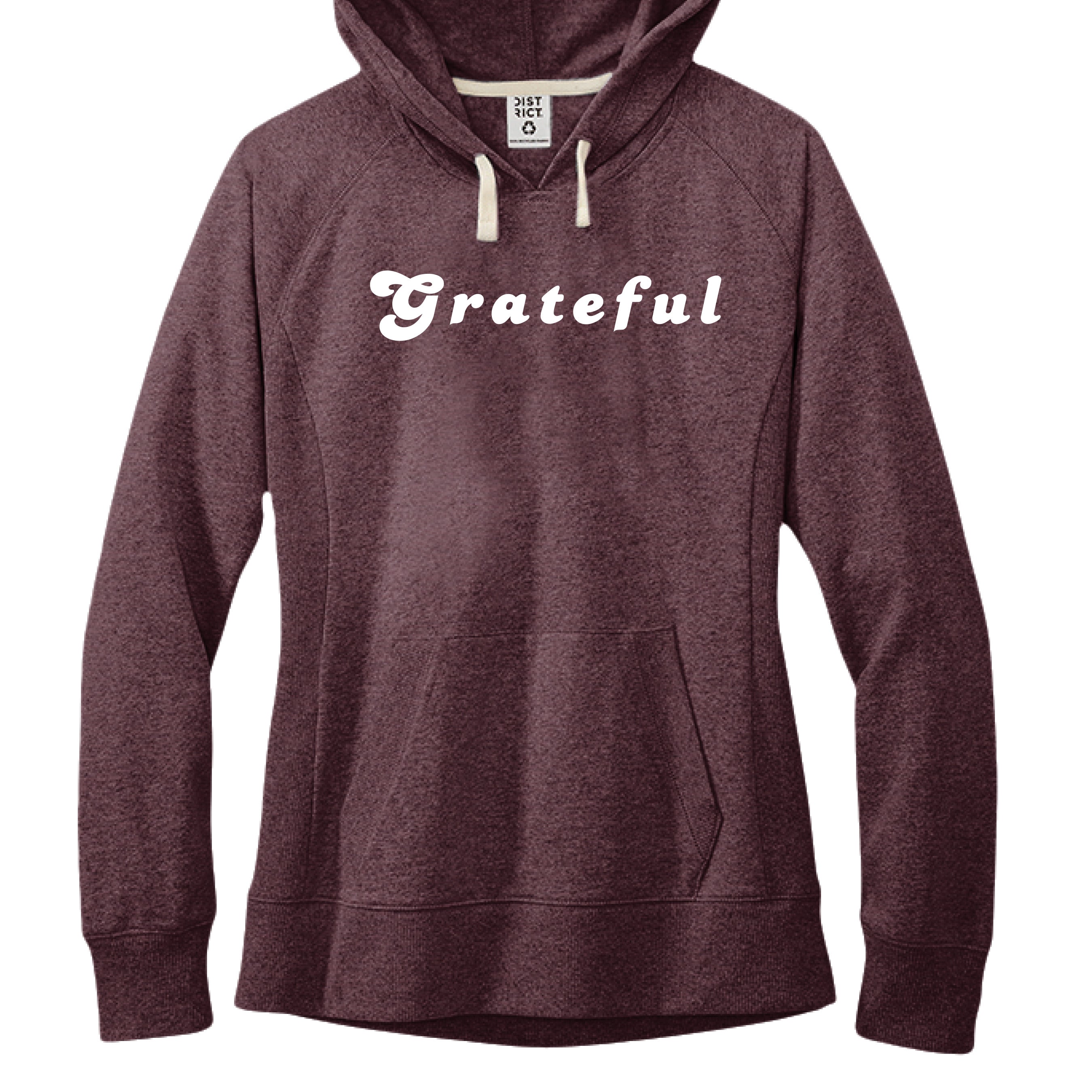 Maroon Heather - FRONT